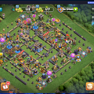 Conta Clash of Clans CV 18 - bem evoluida