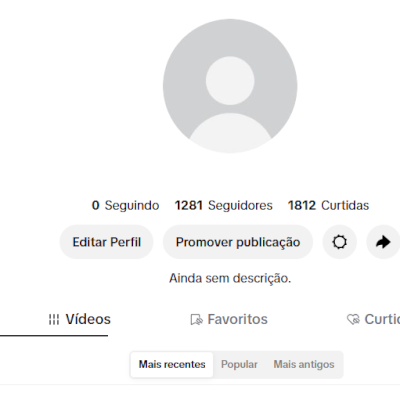CONTA TIK TOK 1,2K DE SEG E 1,8K DE CURT (SHOP DAQ A 30 DIAS) (CONTAS TIK TOK)