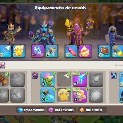 Vendo Conta Clash of Clans CV 18