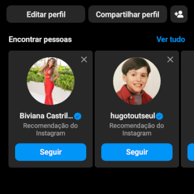 Conta do Instagram
