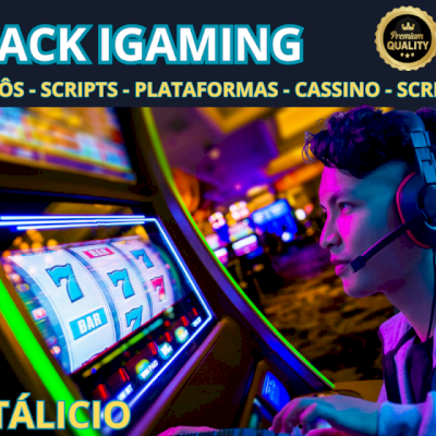 Pack Igaming - Cassino - Plataformas - Robôs - Scritps