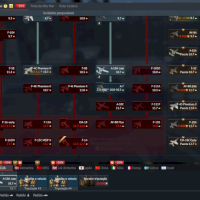 Conta WarThunder Nivel 7