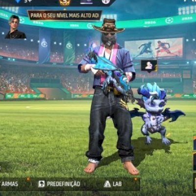 CONTA DE FREE FIRE 1 E 2 PASSE STEAM PUNK.