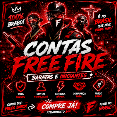 🔴CONTAS INICIANTES BARATAS FREE FIRE 🔴