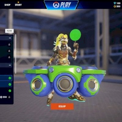 Conta do OW com várias skins e prisma pra usar!