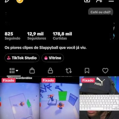Conta tiktok con 12k de seguidores