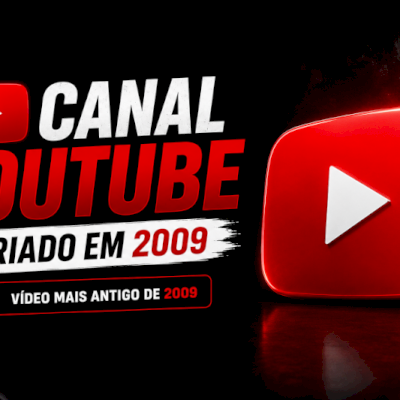 CANAL YOUTUBE CRIADO EM 2009 - VÍDEO POSTADO EM 2009