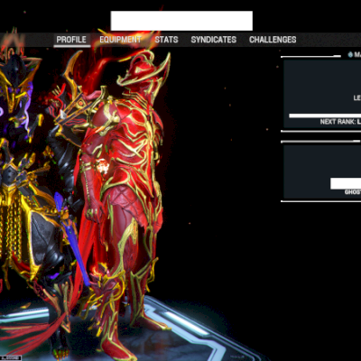 Account nível 3 lendário com vários rivens com godrolls, muitas skins etc