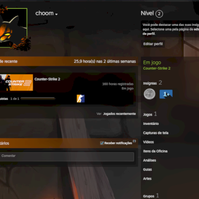 Conta Prime Cs2 com premier e medalha + 18 chave