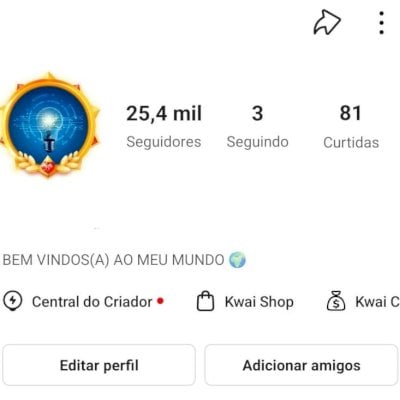 CONTA KWAI 25,4K DE SEGUIDORES (CONTAS KWAI)