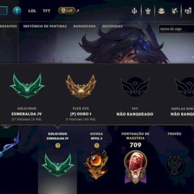 FA- Esmeralda - nivel 569 - 266 skins - 2 ultimates, 2 miticas, muitas lendarias