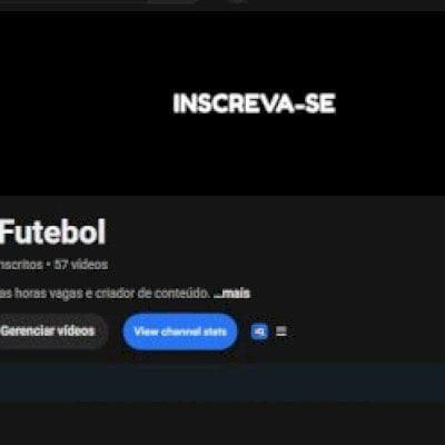 Canal de Futebol com +1 Mil Inscritos e Público Ativo