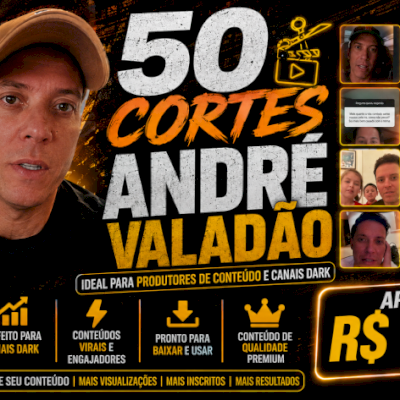 50 Cortes André Valadão-Fé, Reflexões e Mensagens Inspiradoras-ENTREGA AUTOMÁTIC