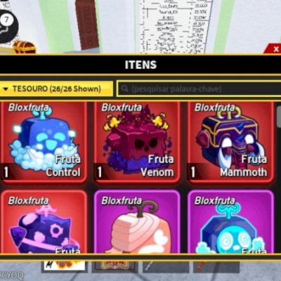 Conta top blox fruits
