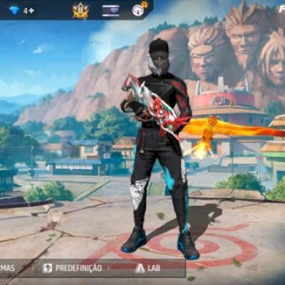 Conta de ff extremamente prime 8  gemada barata