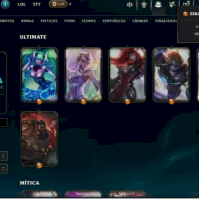 Conta com 537 skins
