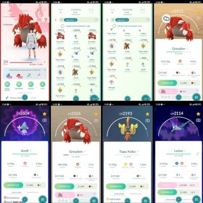 Pokémon GO Level 24 com 13 Lendários | PK05