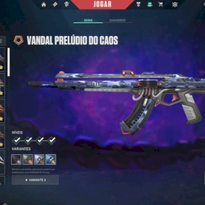 CONTA VALORANT COM MUITAS SKINS E MAIS DE 2 MIL GASTOS (LEVEL 214+)