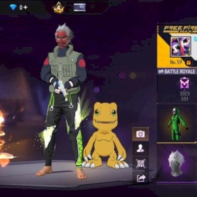 conta ff 1k gasto ump xm8 atributada  nao jogo mais preço negociavel