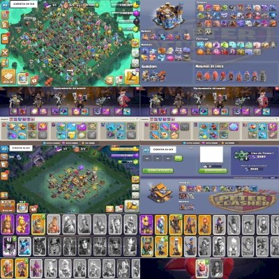 [Mega Promo] [5% Off] Contas Clash Of Clans [Full Acesso] as Melhores Vilas!