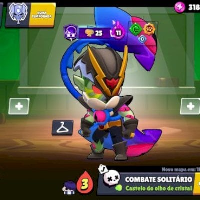 💎 CONTA DE BRAWL COM 18K DE 🏆 E 75 BRAWLERS🔥