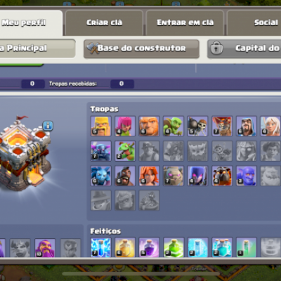 Contas clash of clans (COC)