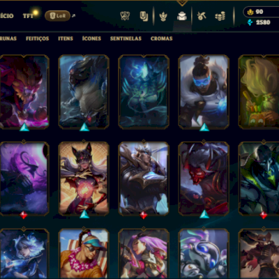 Vendo conta do lol