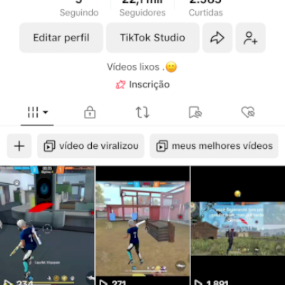 Conta de tktk
