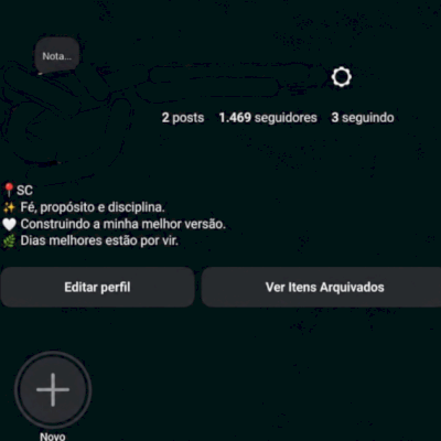 🎉 CONTA NOVA INSTAGRAM 1K DE SEGUIDORES