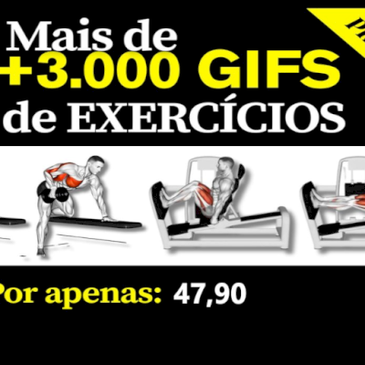 Pacote Com 3000 Gifs De Treinos