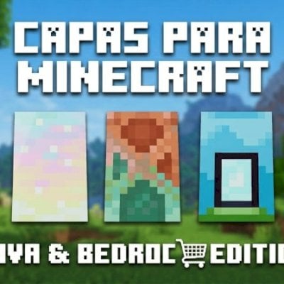 CAPAS PARA MINECRAFT - JAVA & BEDROCK - ENTREGA RÁPIDA