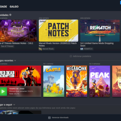 Conta da Steam