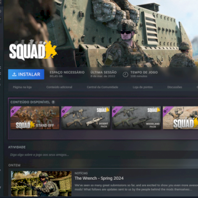 Conta Nv 6 Com Squad, hunt showdown, Euro truk, far cry 1-5, Rainbow six, Arma 3