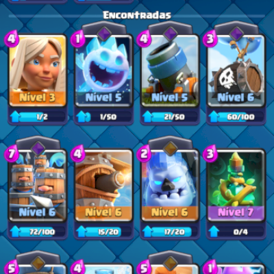 Conta de clash boa arena 8