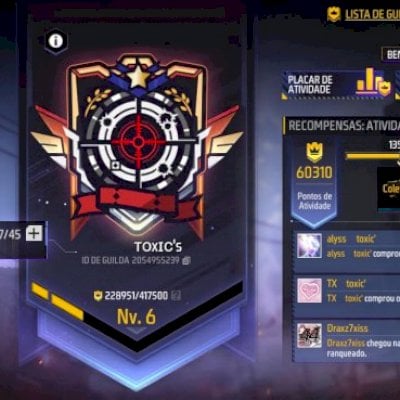 Vendo guilda nível 6