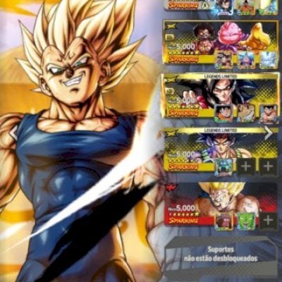 Conta dragon ball legeds