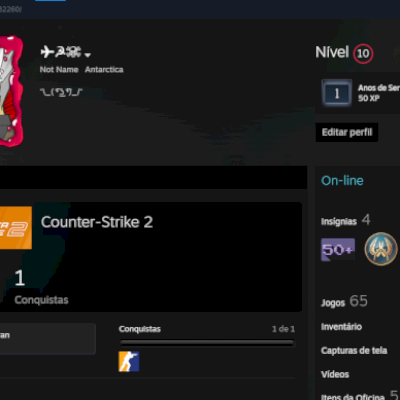 CONTA STEAM COM PRIME CS E 65 JOGOS