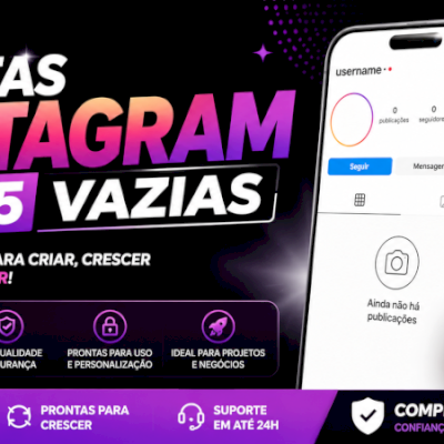 🌟 CONTAS INSTAGRAM DE 2025 ( VAZIAS - 2FA )