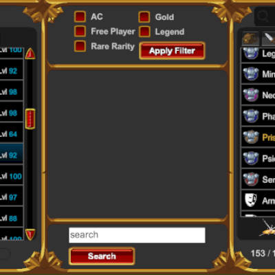 Vendo conta end game sem encantamento ravenous, lvl 100 3 class calendario