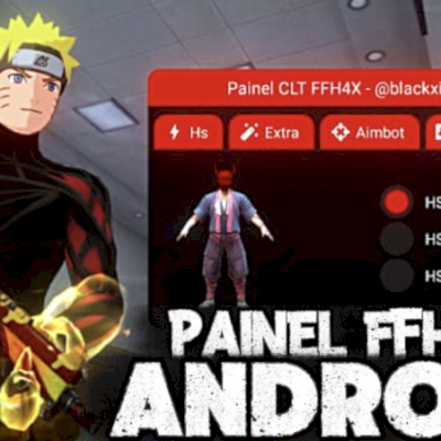 Painel CLT FFH4X Android - 100% HS & Aimbot Rage Permanente