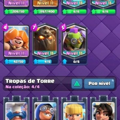 Conta Clash Royale, Todas as Evos e faltando 3 Herois