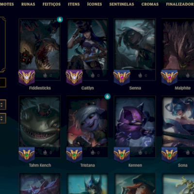 Conta League of Legends | 241 skins e 48 cromas