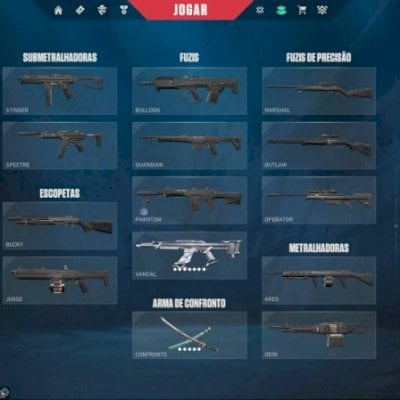 Conta valorant,nível 130 com skins de faca e vandal