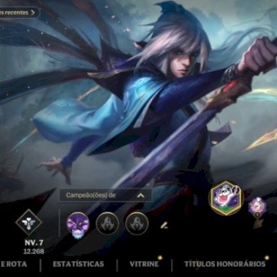 CONTA COM 5K GASTOS +200 SKINS EX CHALL QUASE NIVEL 400 COM VARIOS TOPS RANKS