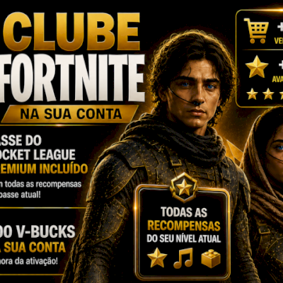 CLUBE FORTNITE (NA SUA CONTA) ( LEIA A DESCRICAO) !