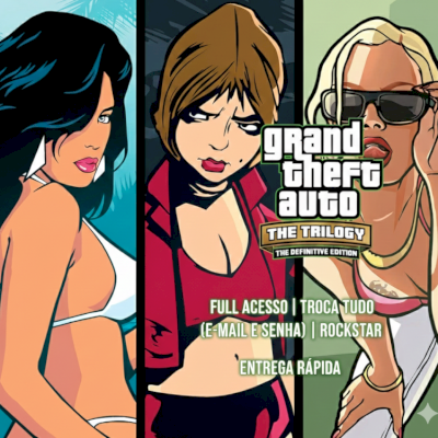 GTA SA + VICE CITY + III (TRILOGY) |FULL ACESSO+ BONUS