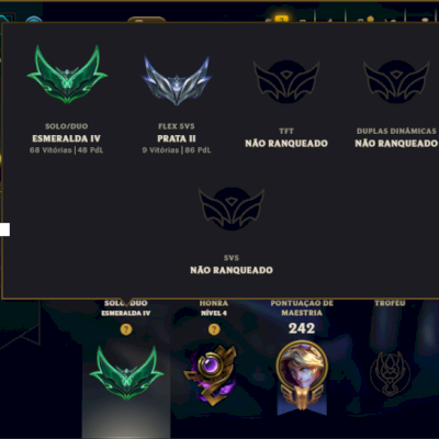 Esmeralda 4 com 125 Champs e 49 Skins