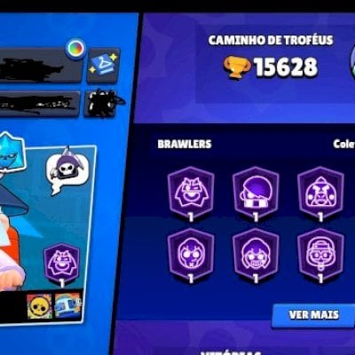 Conta Brawl Stars 15.6K Troféus + 59 Brawlers