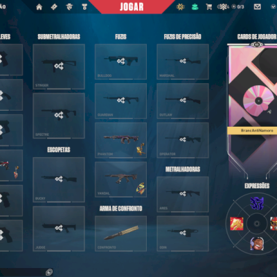 Conta de Valorant: 3 skins raras