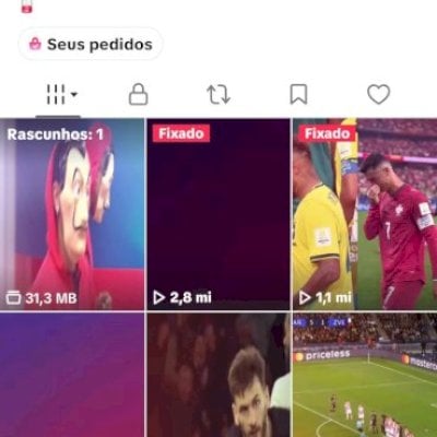 CONTA VIRALIZADA COM 4K DE SEGUIDORES E 1M DE CURTIDAS